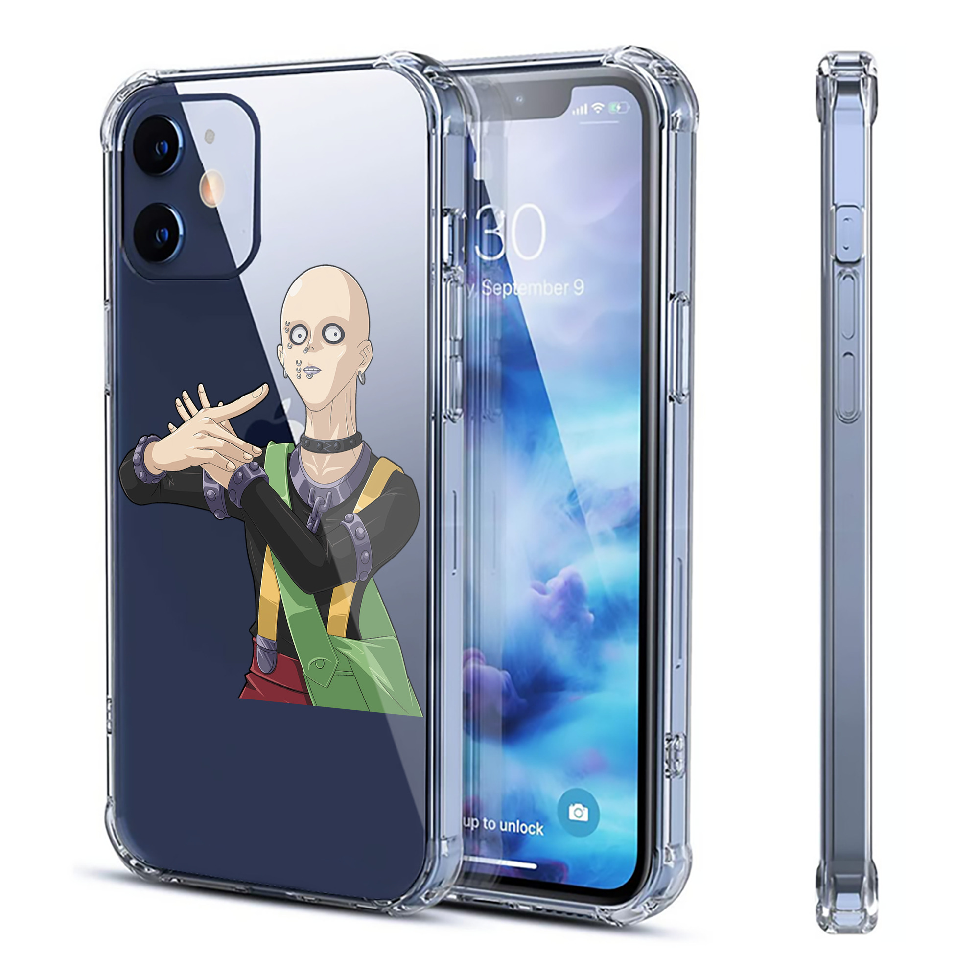 （画像用） 遊☆戯☆王 Yu-Gi-Oh! 【iPhone 12シリーズ対応】透明スマホケース（クリアソフトケース）